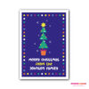 Personalised Christmas Cards (Tree Pink or Blue) - Image 3
