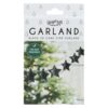Black 3D Star Christmas Bunting - Image 2
